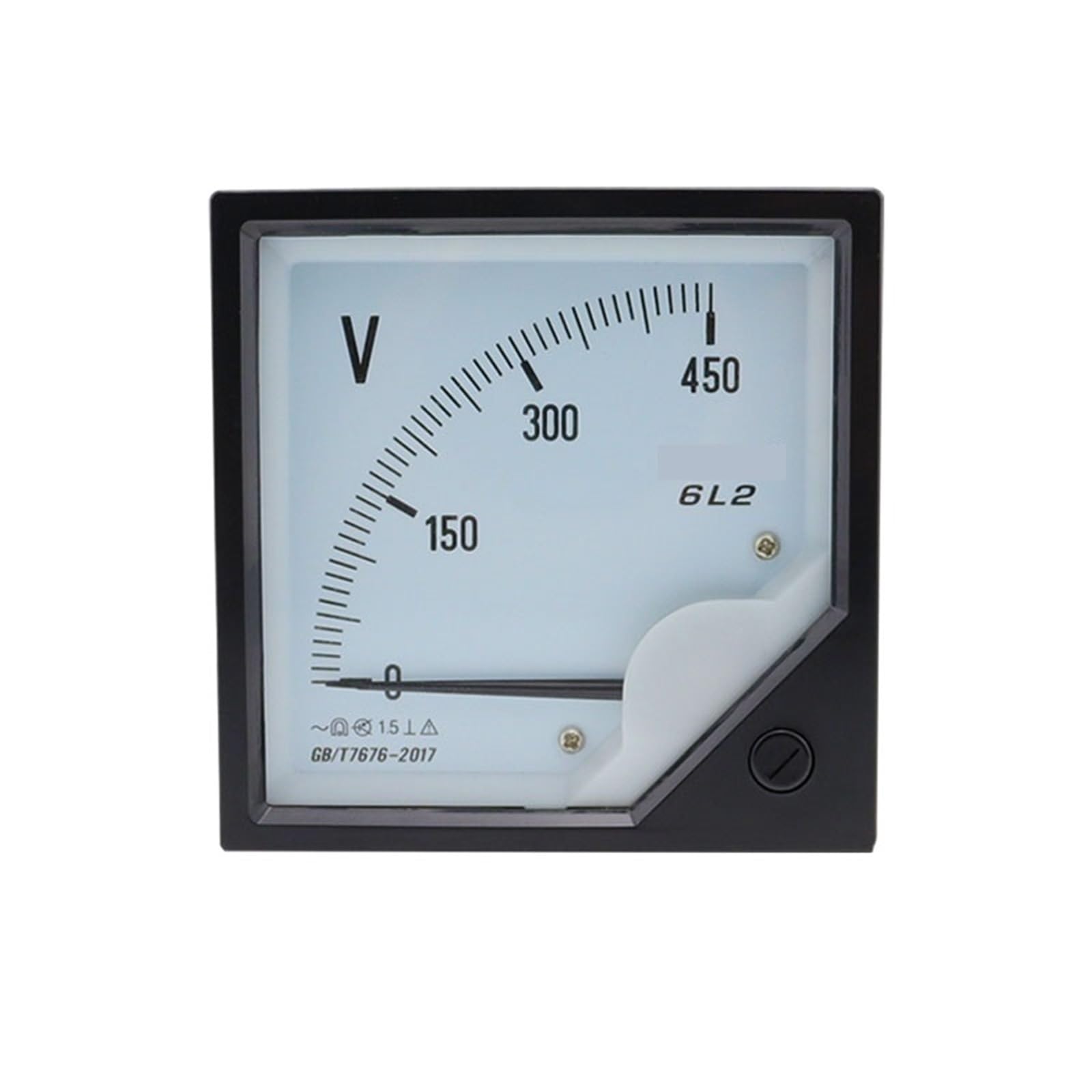 1PC 6L2-V 250V 300V 450V 500V 750V CA Medidor analógico Panel Indicador Voltaje CA Medidor de corriente Voltímetro Puntero(AC500V)