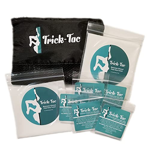 Trick-Tac Beeswax Infused Pole Grip Towel Mixed Size Bundle