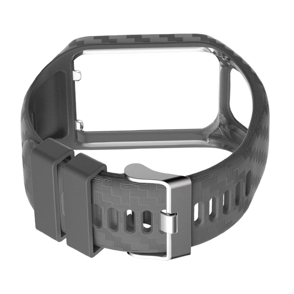 Gatuida 3 Piezas Correa Reloj Ajustable con Pulsera Bandas de Silicona para Protector de Reemplazo- Marco Pulsera Rápida Pantalla Funda Correa Reloj Inteligente Tallado Serie/Serie