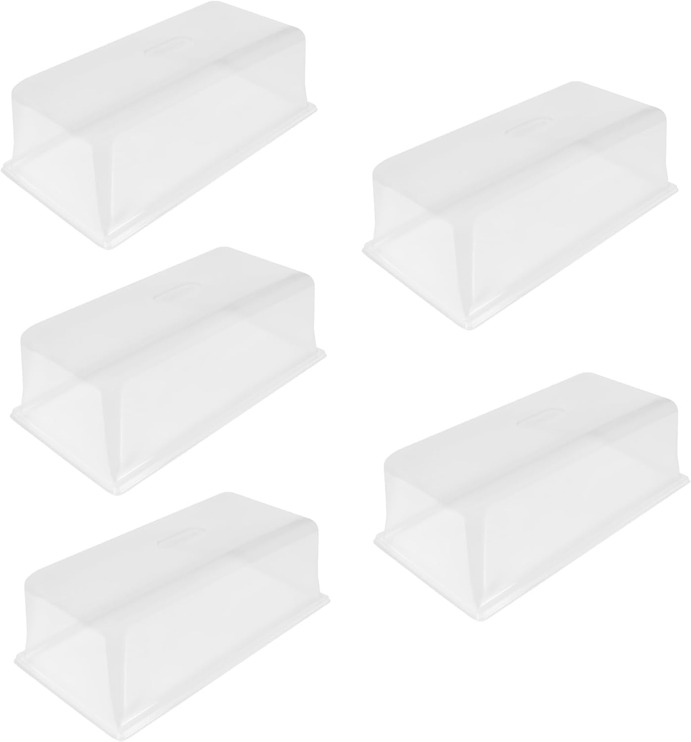 SUNPACK Sundome Plastic Humidity Dome, Clear, 7" (Pack of 5) - Ideal for Greenhouses or Indoor Growing, Maintains Humidity for Healthy Seedling Growth