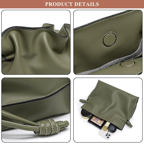 Bolso de Asa Superior de Cuero para Mujer con Correa Ajustable miniatura 5
