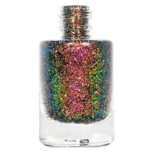 Image of ILNP Electric Carnival - Red, Pink, Gold, Green Ultra Chrome Color Shifting Flakie Nail Polish
