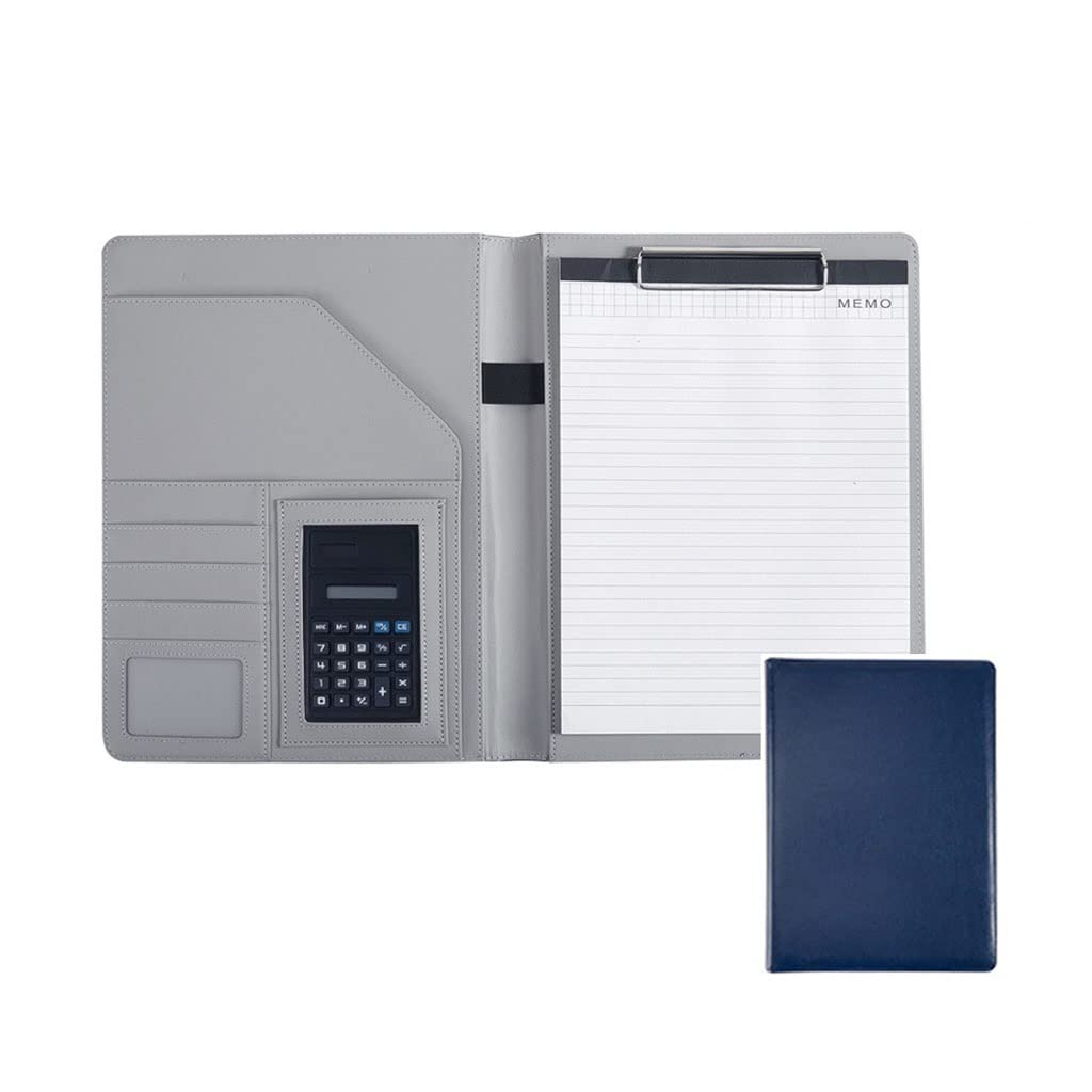 Carpeta portafolios A4 Carpeta para conferencias, Carpeta de conferencias A4, estuche de negocios con almohadilla de escritura, funda for portapapeles, hombres/mujeres for conferencias de oficina, esc