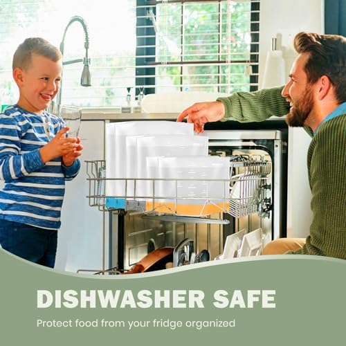 IDEATECH Reusable Bags Dishwasher Safe, BPA Free Reusable Gallon Freezer Bags, Stand Up Leakproof Food Storage Bags for Marinate Meats, Salad Fruit, Vegetables, Home Organization -Gray 6 Gallon - Thumbnail 4