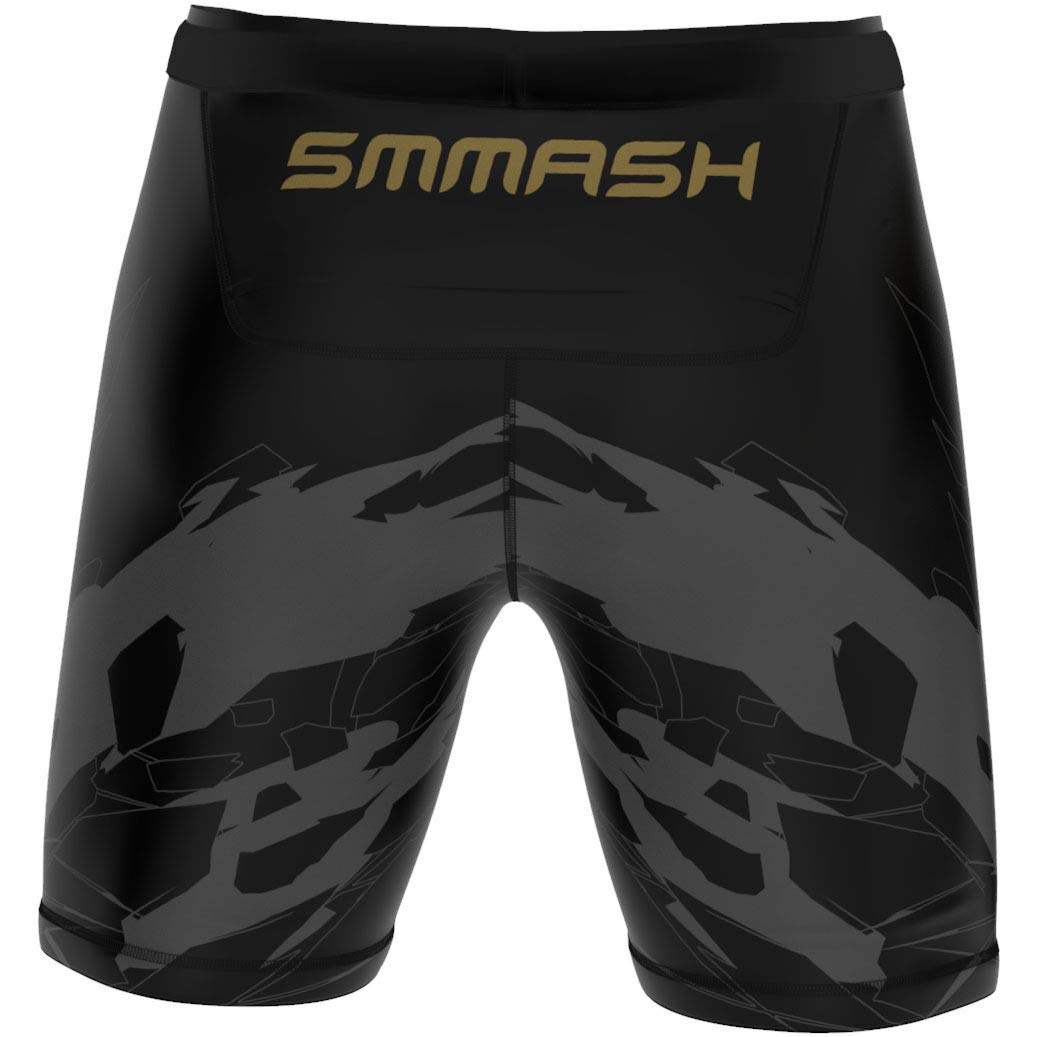 SMMASH Pantalones Cortos De Compresión Hombre para Deporte Fitness Gym Mallas Running De Entrenamiento Ligero Secado Rápido