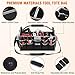 Kowsinde 16 Inch Tool Bag, Electrician Tool Bag, Open Top Tool Bags, 26 Pockets Can Hold Many Tools, Steel Handle and Removable Shoulder Strap