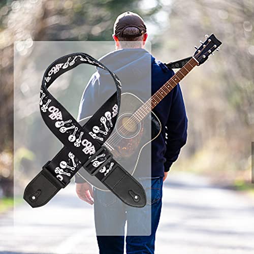 Nuonove Sangle Guitare, Sangle De Guitare RéGlable Confortable Et Respirante Convient Pour Guitare éLectrique Guitare… - Les Beatles, Paul McCartney, John Lennon, RIngo Starr, George Harrison Nuonove Sangle Guitare, Sangle De Guitare RéGlable Confortable Et Respirante Convient Pour Guitare éLectrique Guitare… – Image 6