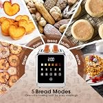Toaster 2 Slice, Smart Touch Screen, 1.5-In Wide Slots, Digital Timer, 900W - Image 2