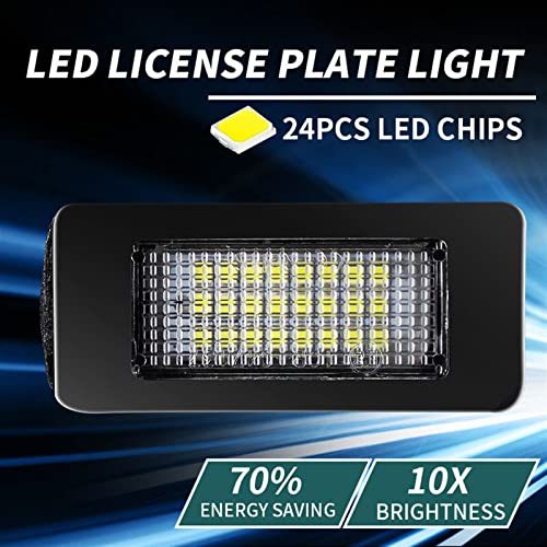 Luz LED de matrícula CANbus para Audi A1, A4 y A5 | Pack de 2 bombillas blancas 2