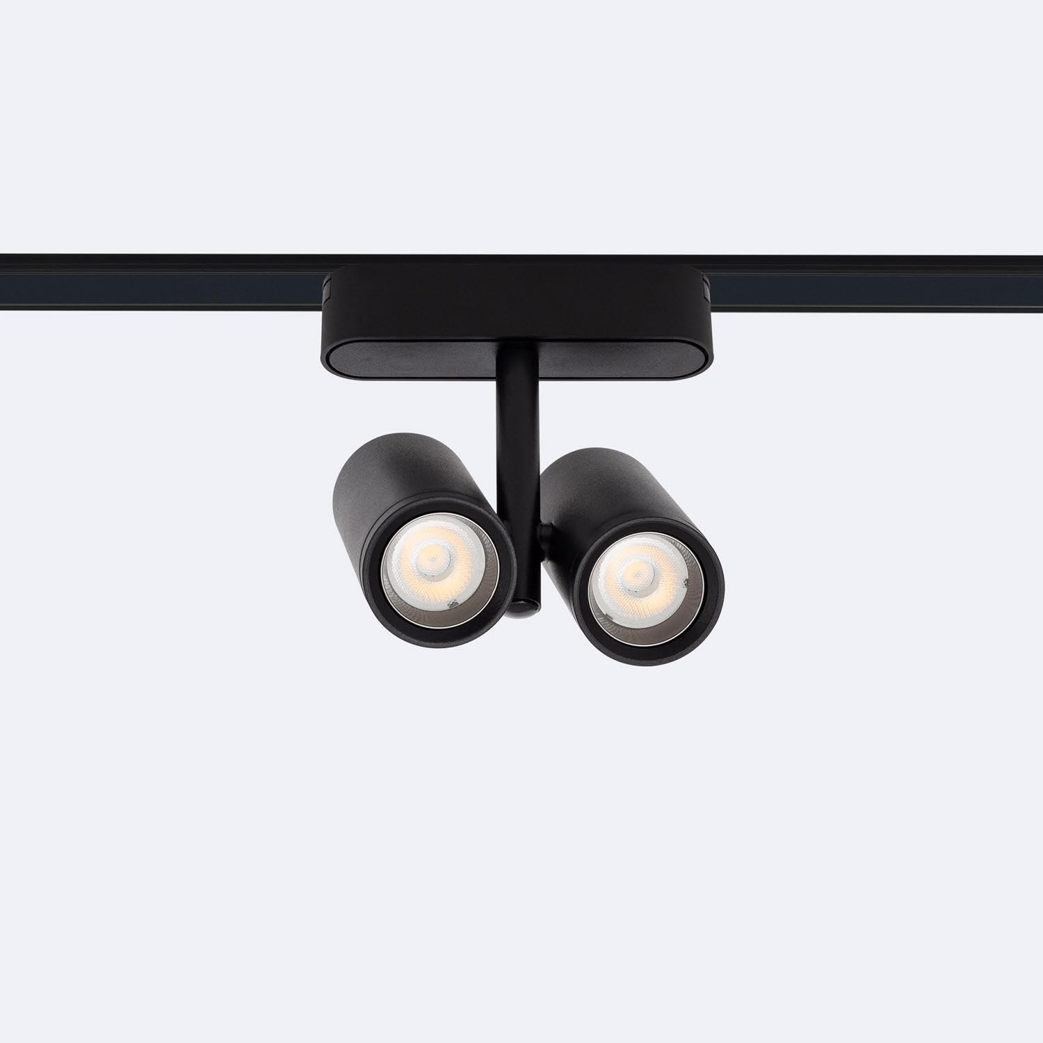 Spot LED sur Rail Magnétique 25 mm Super Slim Quartz 16W 48V Noir 4000K Bla