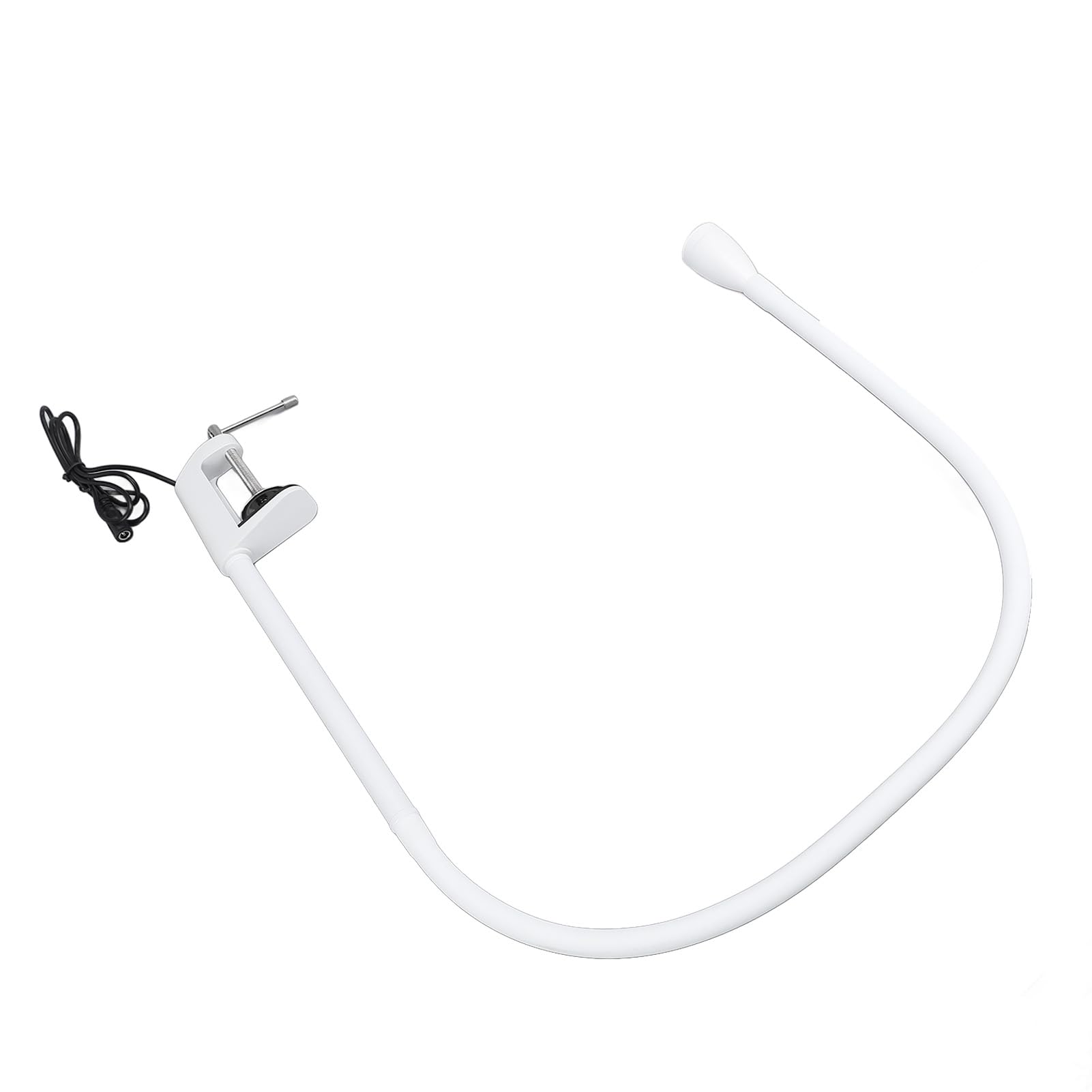 LED-Schreibtischleuchte, 5 W, Lampe für Wimpernverlängerungen mit Fußpedalschalter, Flexible Schwanenhalsklemme, 3S, Schnell Aushärtende -LED-Schreibtischleuchte für