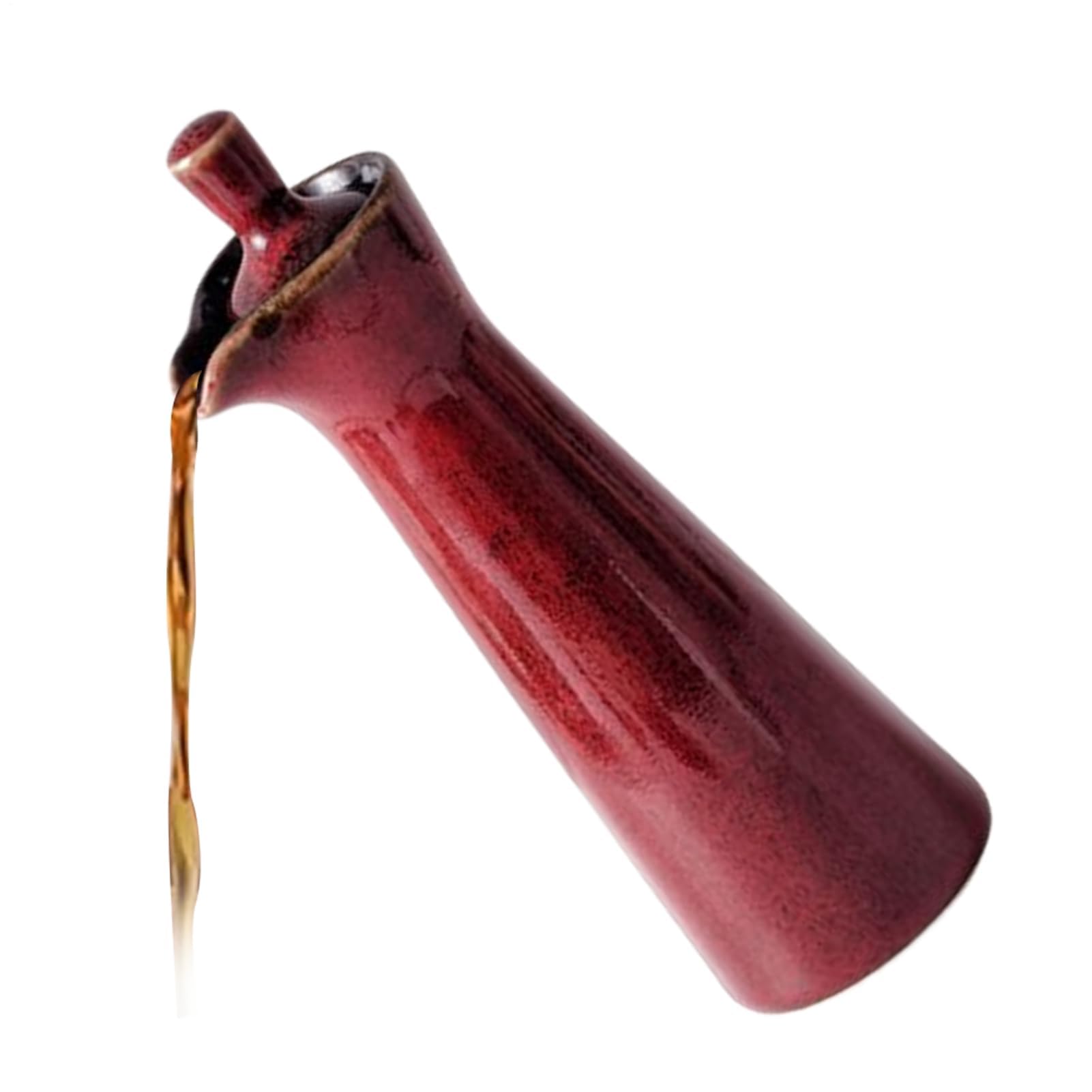 Muiltvoe Soy Sauce Bottle - 120 Milliliters Japanese Ceramic Jar, Oil Bottle, for Cooking Seasoning Dressing Honey Pantry Countertop Home and Restaurant