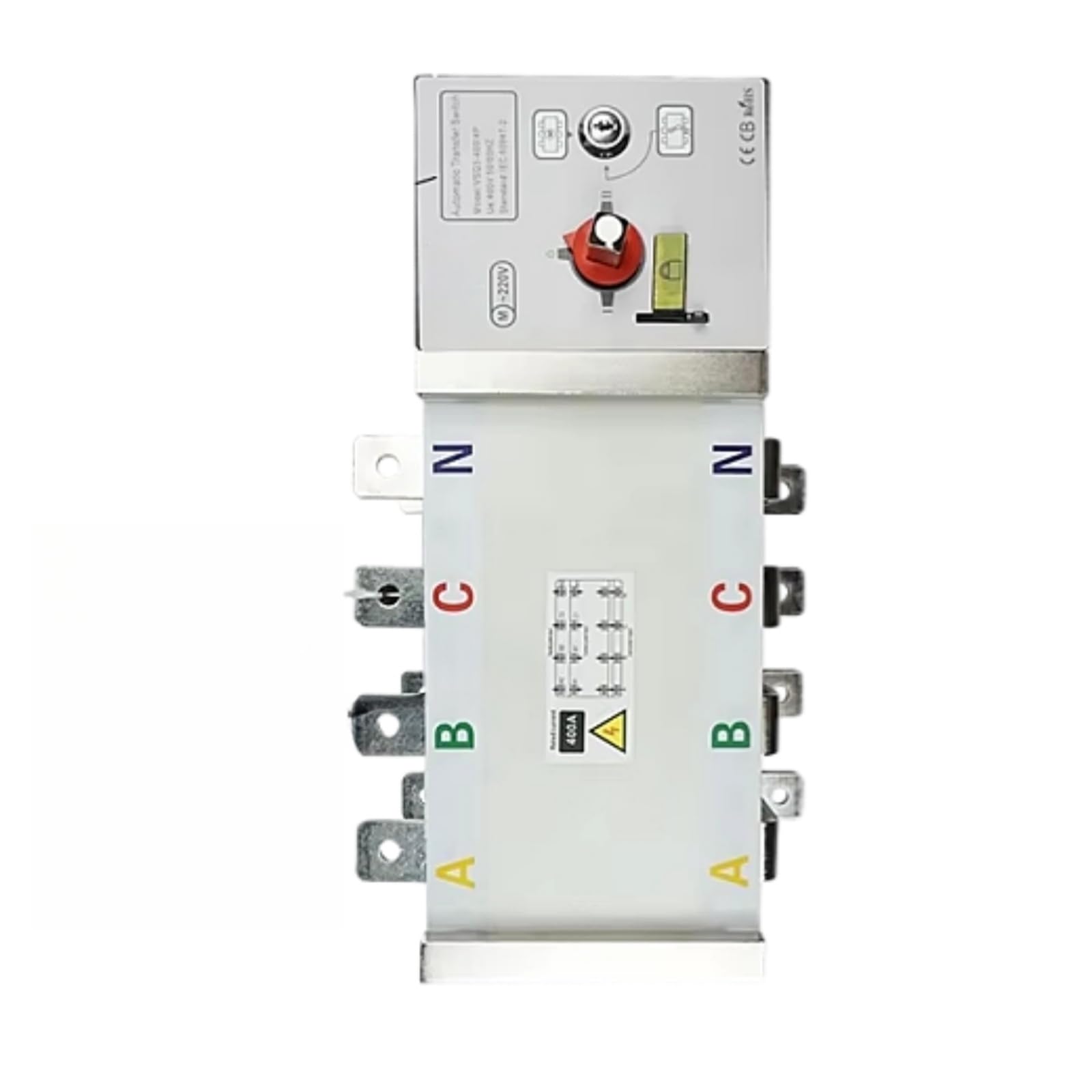 GENERIC ATS 400A 4P Dual Power Automatic Changeover Switch Fits for Generator Replace Parts