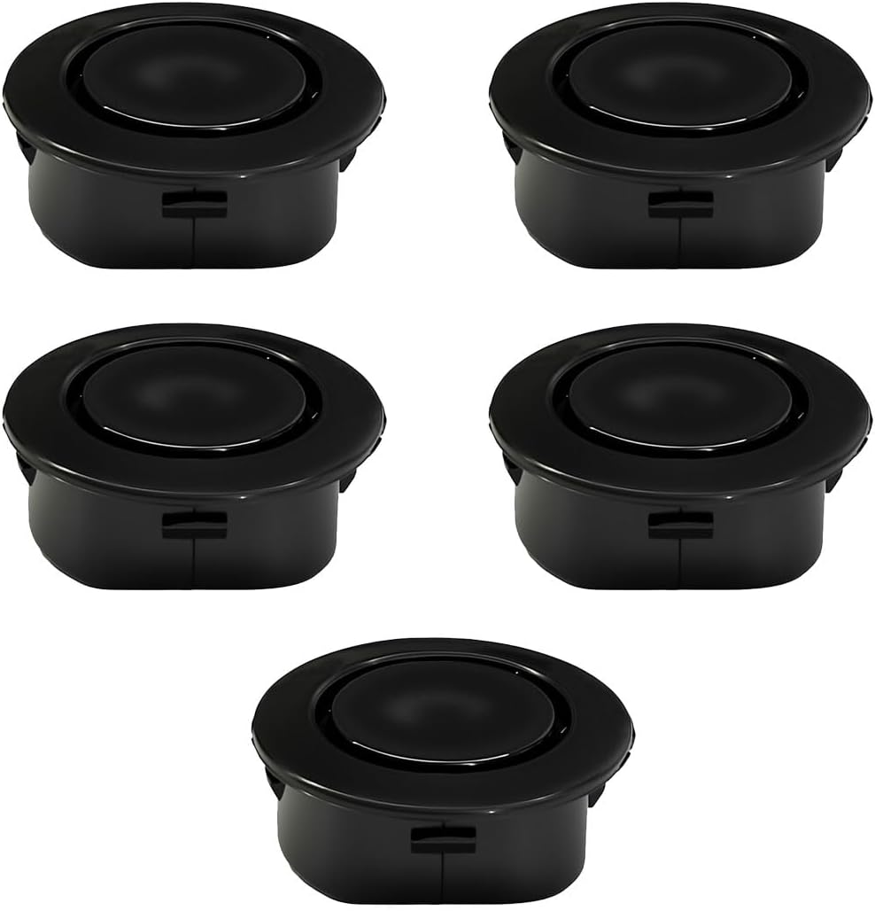 Car Rear Bumper Radar Hole Cover Plug, Dustproof & Waterproof Plastic Automotive Bumper Body Plug Covers, Flush Mount Auto Sensor Hole Cover, Universal Vehicle Exterior Accessory (10PCS)