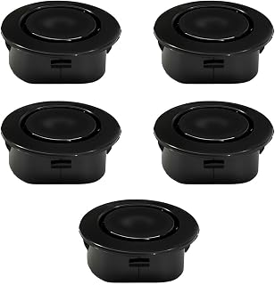 Car Rear Bumper Radar Hole Cover Plug, Dustproof & Waterproof Plastic Automotive Bumper Body Plug Covers, Flush Mount Auto Sensor Hole Cover, Universal Vehicle Exterior Accessory (5PCS)