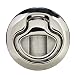 Southco M1-61-8 Series Electropolished Stainless Steel 316 Flush Pull Push-to-Close Latch, Non-Locking, 0.75"-0.275" Panel Thickness, 0.98"-1.02" Grip Range