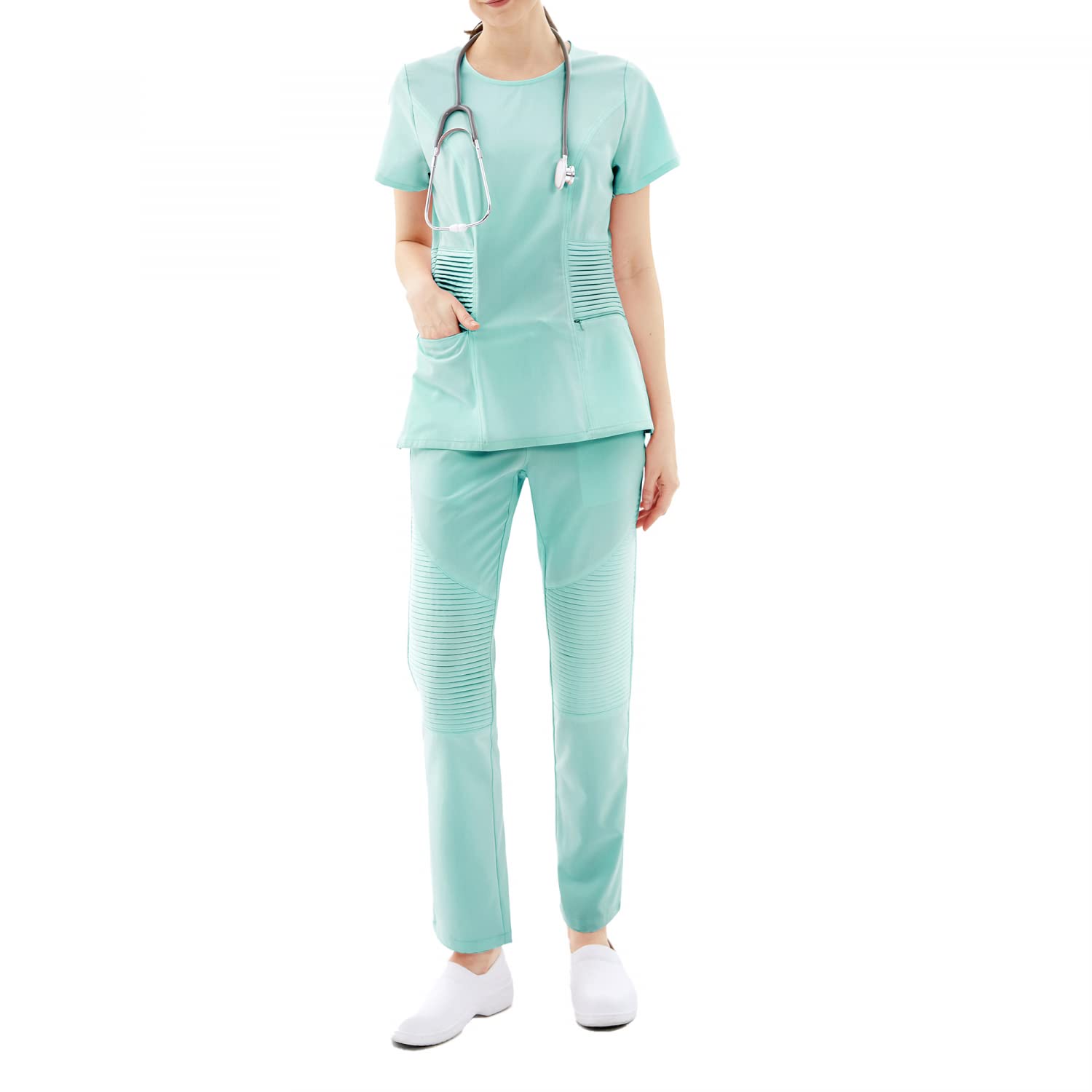 MISEMIYA - Uniformes Sanitario MUJER UNIFORMES SANITARIOS UNIFORMES MEDICOS CLINICAS Estética Médico Enfermería CASACA Y PANTALÓN Ref.0053