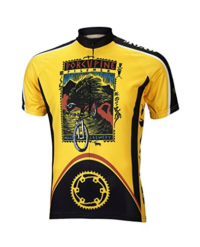 Moab Brewery Porcupine Pilsner Jersey (X-Large) Gold Black