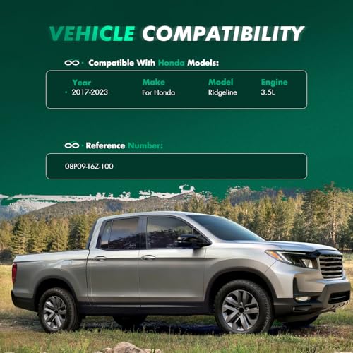 Image of SCITOO 4PCS Mud Flaps Front & Fear Splash Guard set suitable for Honda Ridgeline 2017-2023 08P09-T6Z-100