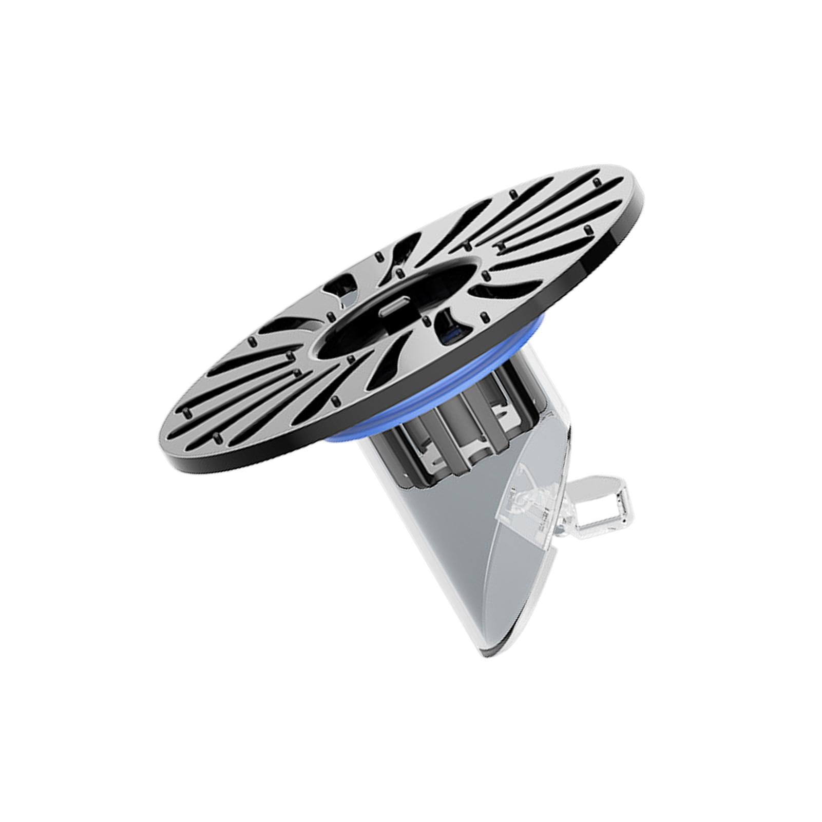 Siphon De Sol Pvc Docia Système - Grille Pvc Blanche - Diamètre 192 Mm NICOLL Br