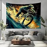 【Taille De La Tapisserie Murale】 : La taille de la tapisserie murale est de 200x150 cm (L x H). Plusieurs tailles standard disponibles des tailles personnalisées sont également possibles sur demande. Tapisserie idéale pour la décoration des chambres, salons, logements étudiants ou comme toile de fond pour des événements