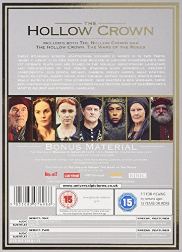 Edición británica de The Hollow Crown Series 1 And 2 antología de 5 DVD selectos 3