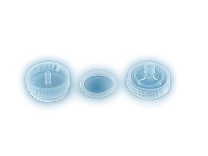 LUERFLEX Lab Filter Holder, Polypropylene, Autoclavable, Pack of 4 (Polypropylene-Pack of 4, 25mm)