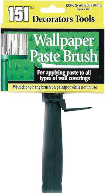 Wallpaper Paste, Shade & Fence and Masonry Paint Brushes for Wallpapering; - Great for Painting Fences and Walls as a Wall/Home Decor (Wallpaper Paste Brush, Pack of 1)