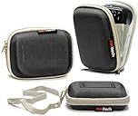 Navitech Black Shockproof Camera Case Compatible with Canon IXUS 285 HS A Compact Camera