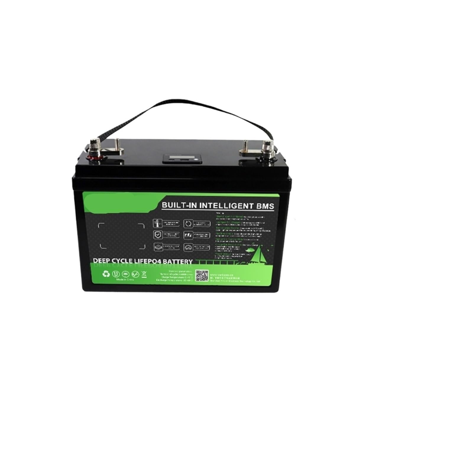 Compatible Con VariCore, Batería LiFePO4 De 12V 180Ah/160Ah for EV RV, Turismo Al Aire Libre, Cargador Multifuncional USB 3,0 Tipo C 2000W 220V(12.8V 100AH-10A)