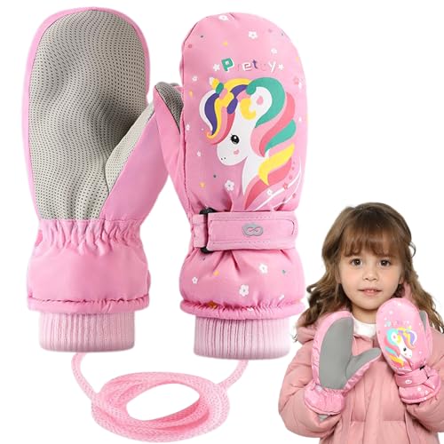 Loepenle Einhorn Fäustlinge Mädchen Winterhandschuhe