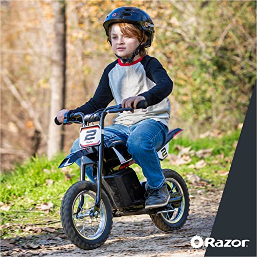 Razor MX125 Dirt Rocket Electric-Powered Bike with Authentic Motocross Geometry, Rear-Wheel Drive,100-watt, high-Torque, - Additional View