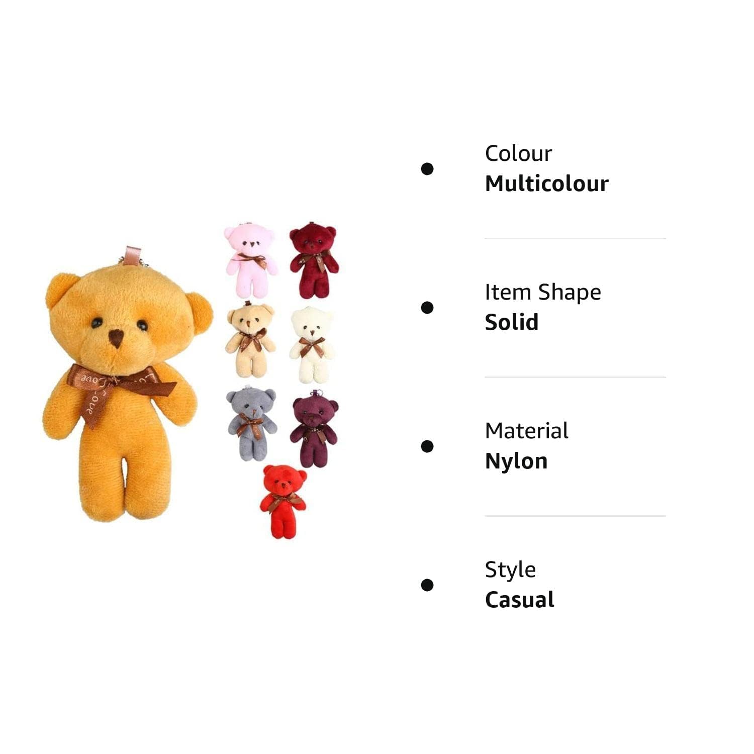 Birthday Return Gifts Teddy bear Keychain Soft Present Gifting bulk cradle cermony baby naming function (20) 1