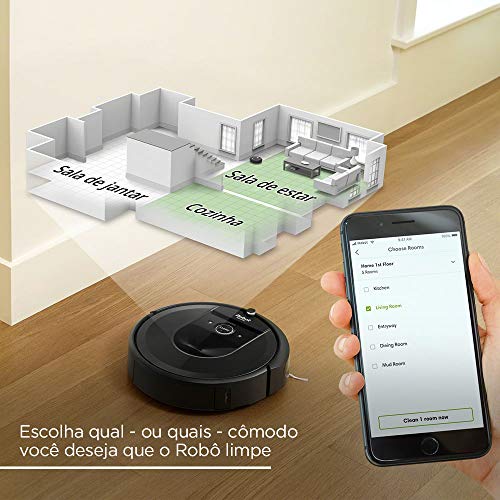 iRobot Robô Aspirador Roomba i7, Compatível com Alexa