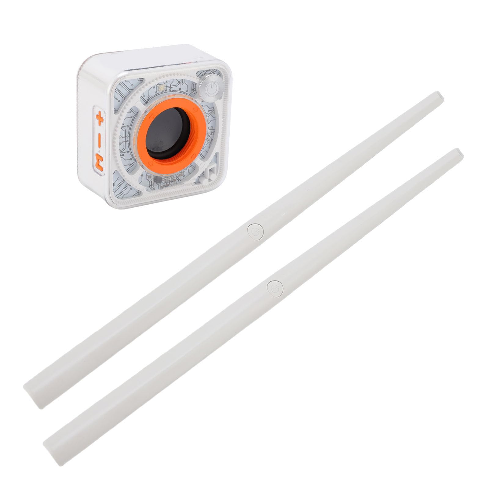 Kit de Baquetas Eléctricas, Carga Rápida y Experiencia Mejorada para Entusiastas de la Batería, Adecuado para Viajes, Cable USB Incluido