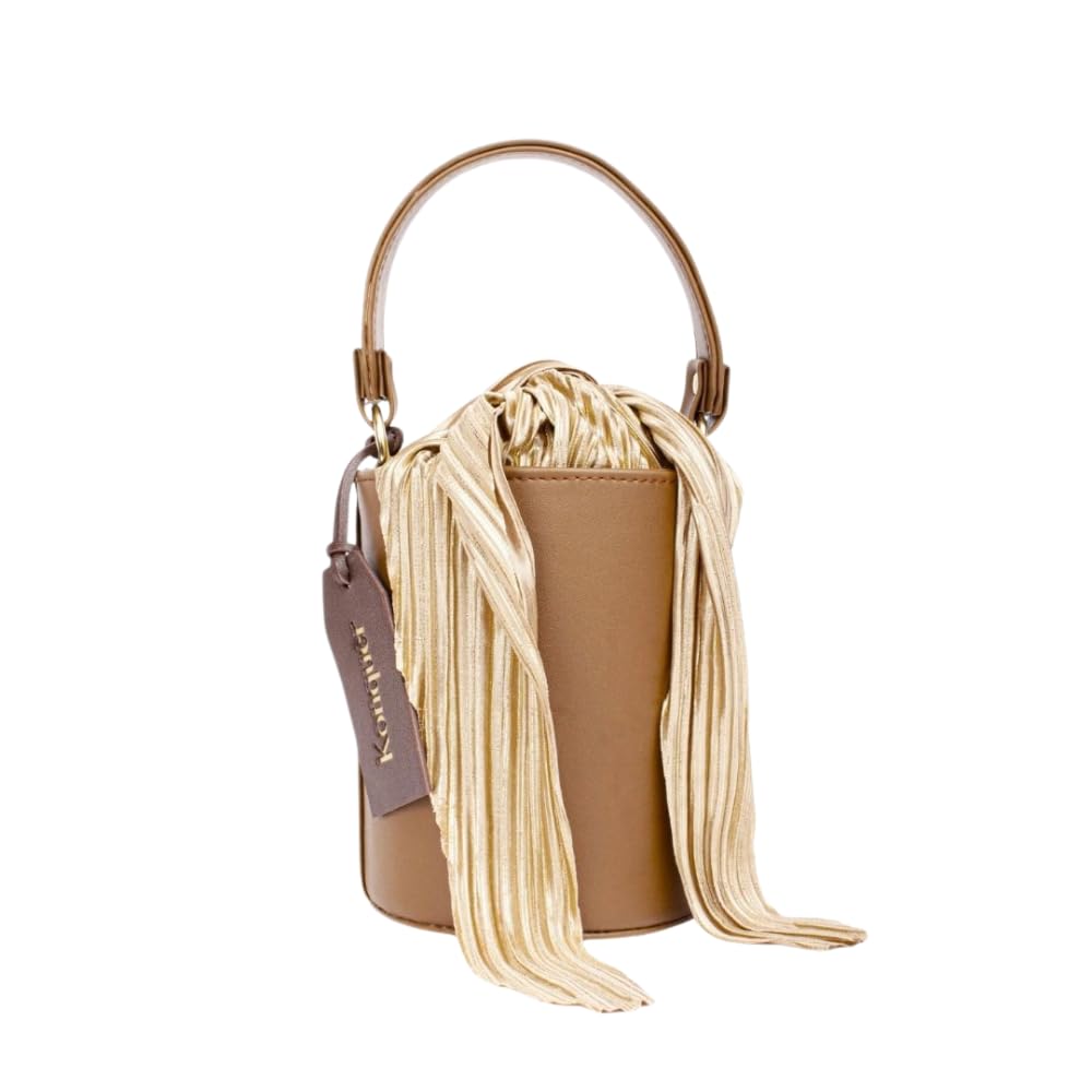 Konquer Tiffany Tan Bucket Bag for Women Girls (B0CRRHJ43H) Amazon Price History, Amazon Price Tracker