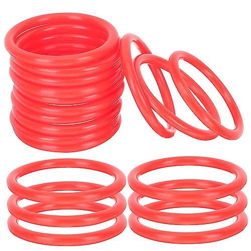 POPETPOP Carnival Games for Boys and Girls 24pcs Ring Toys Throwing Toys for Children Fun Toss Rings Outdoor Carnival Decorations Random