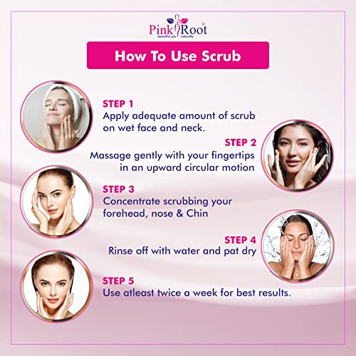 Image of Pink Root Honey Papaya Scrub 500gm