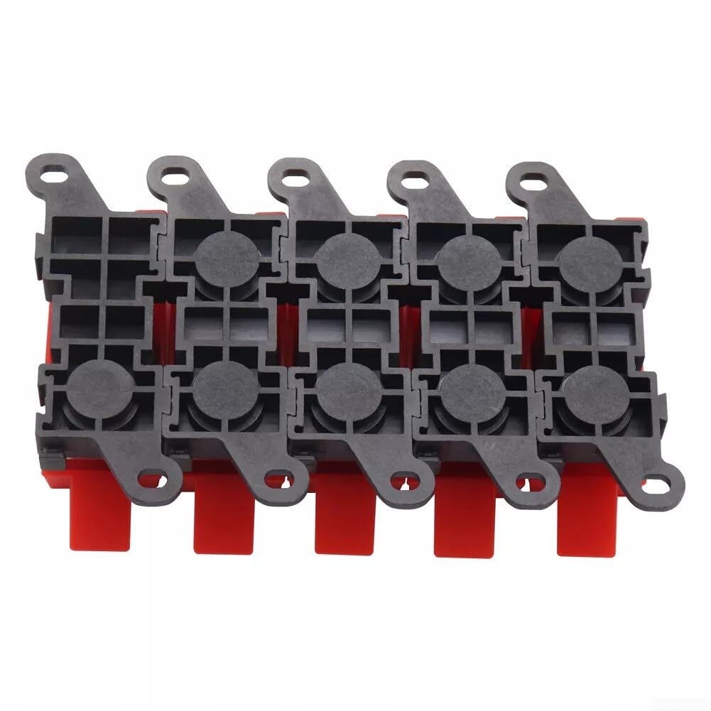 3 voies, 4 voies, 5 voies, 6 voies pour porte-bloc de fusibles midi, boîte à fusibles haute intensité 200 A avec pinces à dégagement rapide pour système électrique de voiture, camion