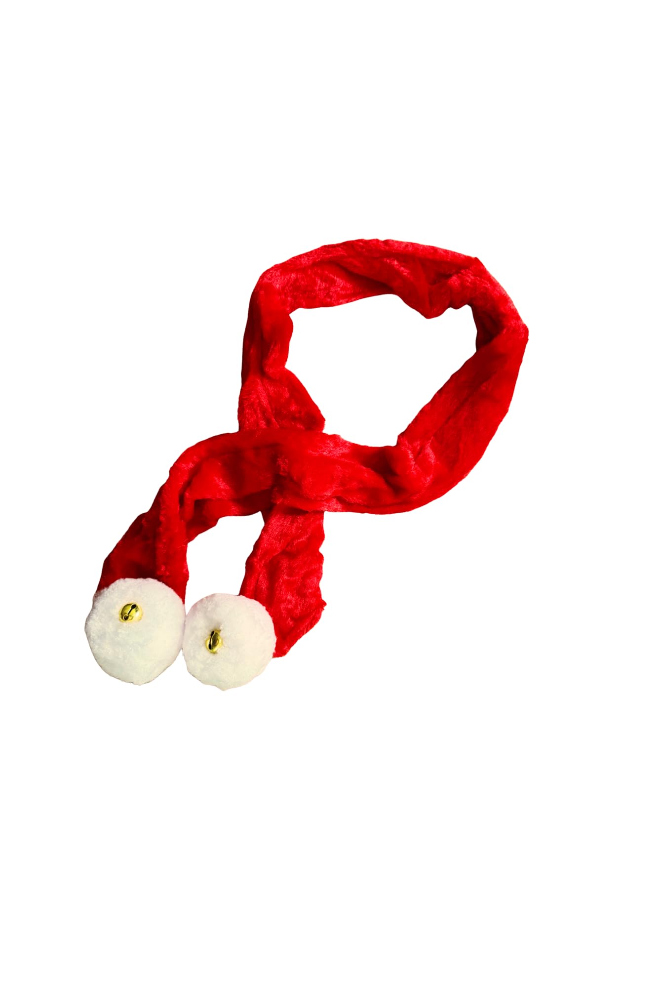 Generic Christmas House Santa's Scarf 46.5 x 3.5 inches - Red, Acrylic & Polyester - Unisex Adults Scarf - Holiday