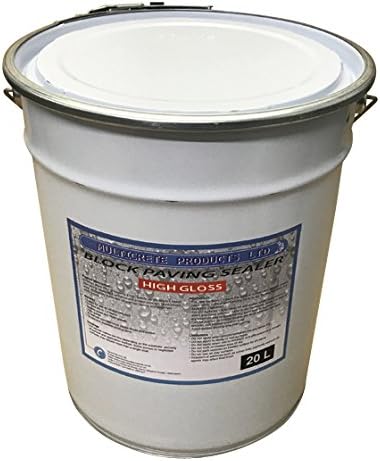 Block Paving Sealer - High Gloss Finish Block Paving Seal Sealant (20 litres)