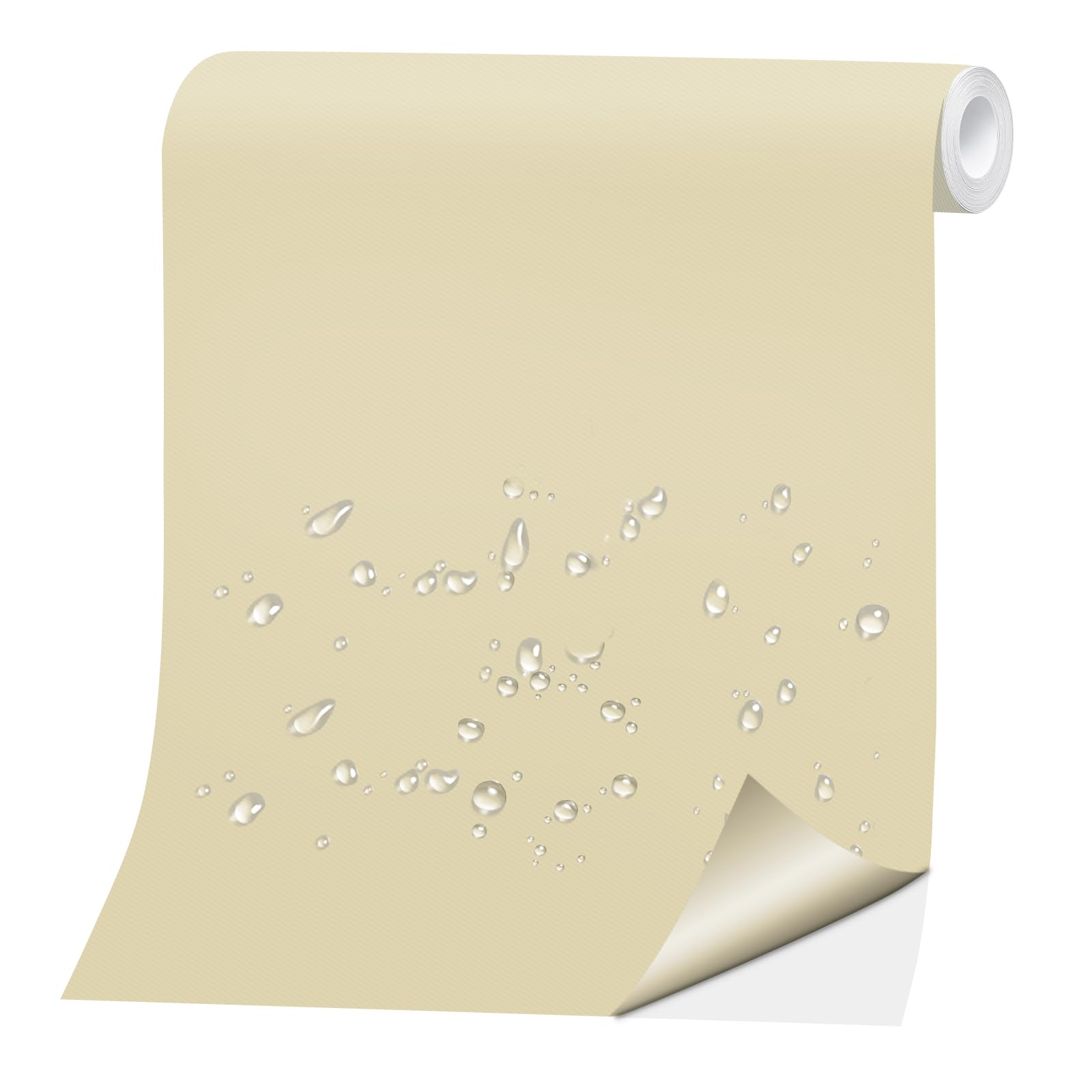 Skystuff Self-Adhesive Fabric Tent Repair Tape, Heavy Duty Waterproof Nylon Repair Patches for Tent, Clothes, Down Jacket, Sleeping Bag, Camping Outdoor Gear, Instant Strong Fix, 30x150cm, Beige