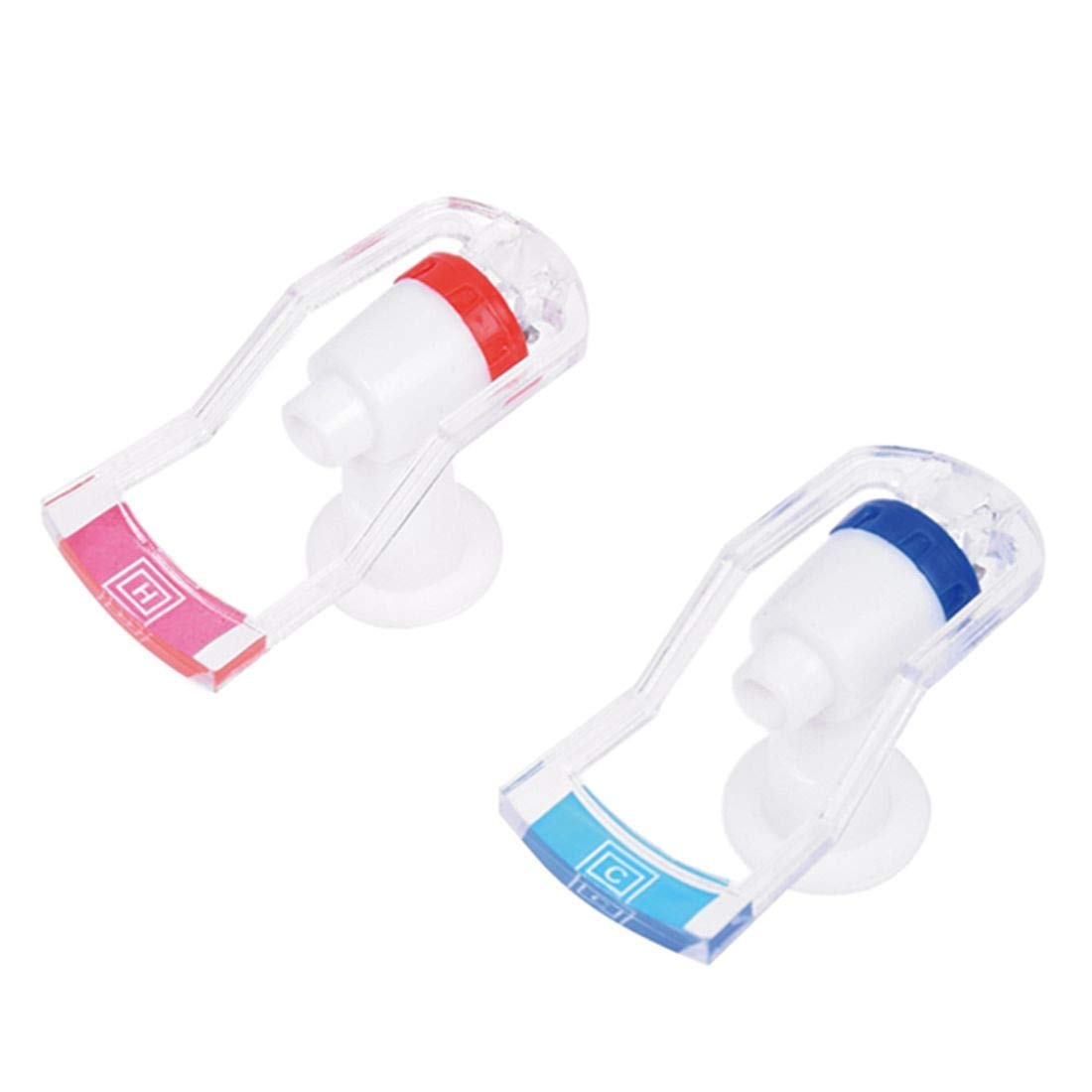 DeemoShop 2pcs 17mm Plastic 45g Push Handle Tap Faucet Component Ideal Replacement for Water Dispenser Tap Kitchen Faucet Accessory