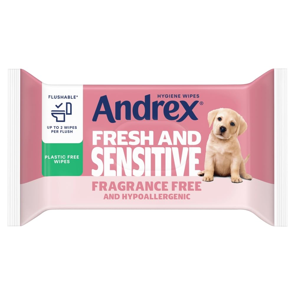 Andrex Fresh And Sensitive Wipes Frag Free 30S
