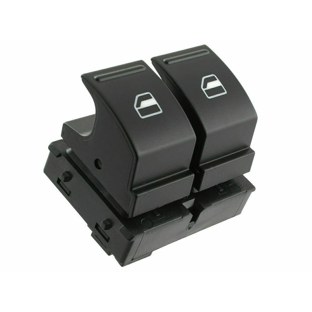 Przełączniki szyb samochodowych 1K3959857A elektryczny przełącznik szyby po stronie kierowcy do VW do Golf MK5 do Caddy 2K dla Jetta 2K0959857 akcesoria samochodowe