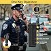 rgjzkgn Body Camera with Audio and Video Recording: 1080P FHD Body Cam with Night Vision, 10HR Battery, 2.0
