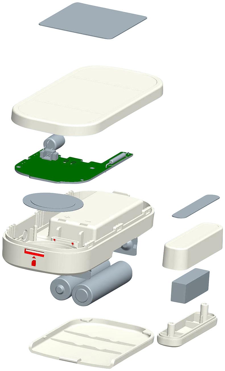 VisorTech Klingel kabellos: 4er-Set Mini-Alarmanlage & Türklingel mit 2 Sensoren, 130 dB (Tür Alarm System, Tür Alarm Systeme)