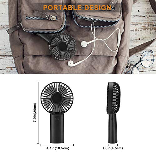 Mini ventilateurs portatifs rechargeables de bureau et camping