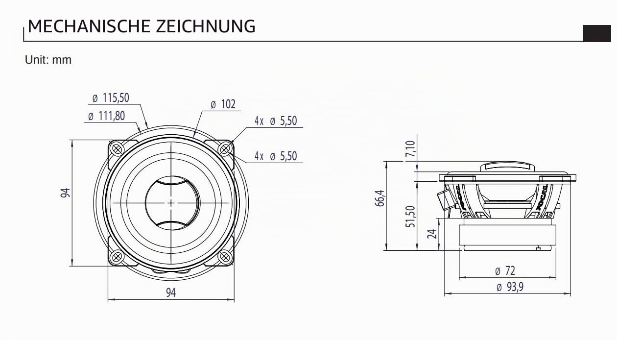 Focal ASE 130 2-Wege-Komponenten-Set, 130 mm