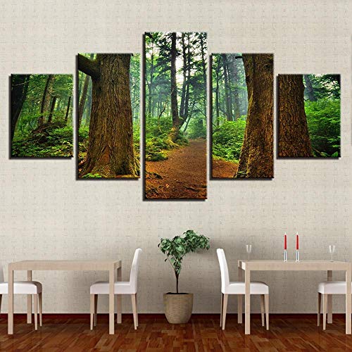 Impression d'art tree forest style peinture à l'huile salon - 4